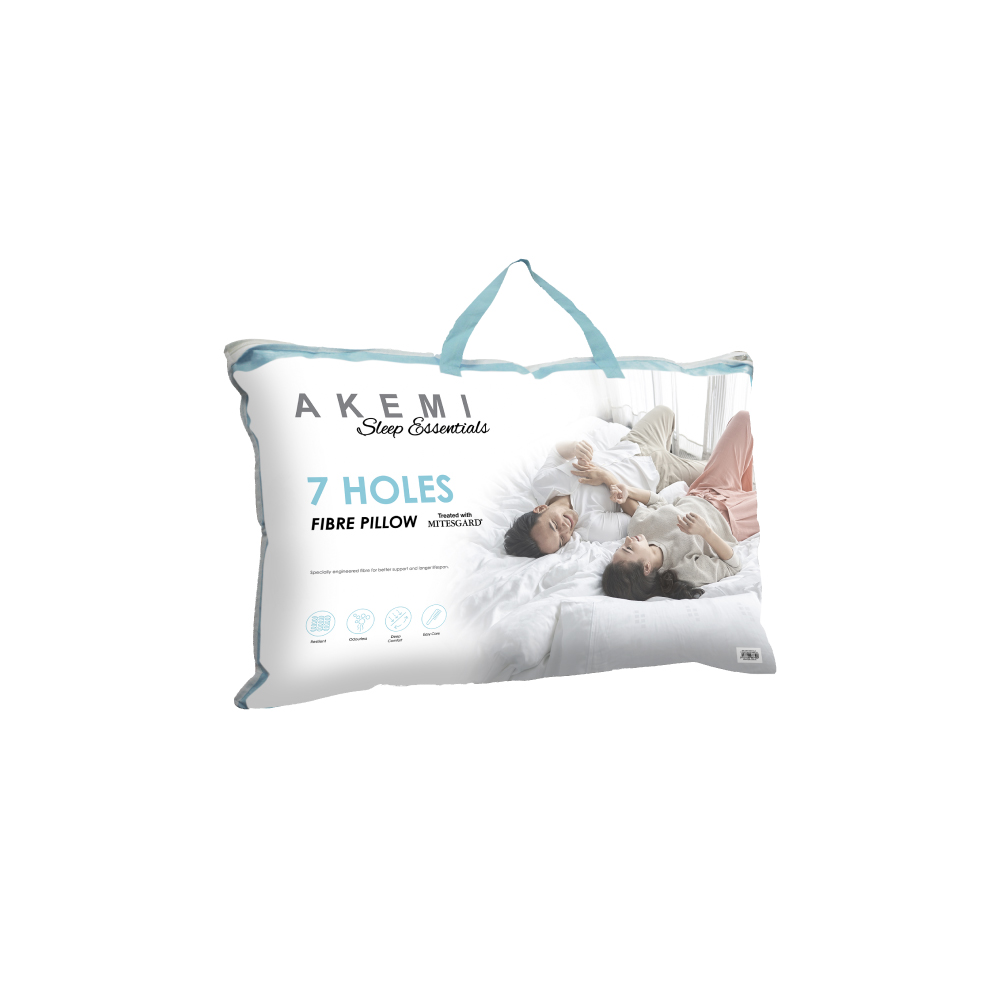 AKEMI Sleep Essentials 7 Holes Fibre Pillow
